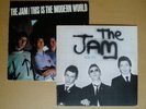 2 x THE JAM - 1977 Vinyl LPs - In the City - This is the Modern World  EX- / VG-