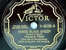 HOWARD-PEAK (THE BLIND MUSICIANS) - Three Black Sheep VICTOR PRE WAR COUNTRY V++