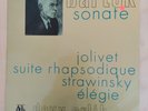 FRENCH ADES Devy Erlih Solo Violin Bartok Jolivet EX+