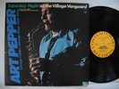 ART PEPPER Saturday Night At The Village Vanguard LP 1980 US Near Mint
