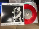 JOY DIVISION - Love Will Tear Us Apart Vinyl 7” 33 1/3 RPM RARE CANDY RED