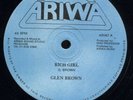 Glen Brown Rich Girl (Ariwa) 1985/1986 Release. Rare Find