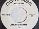 THE ADVENTURERS - Easy Baby - COMPASS - 60's NORTHERN SOUL 45 - 70's Reissue