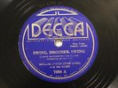 JAZZ WILLIE THE LION SMITH CUBS Swing, Brother, Swing DECCA 7090 E- HARLEM