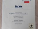 ARCHIV 198188 RED STEREO Fournier Bach Solo Cello 5 & 6 EX+