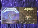Metallica Ride the Lightning original 1984 LP + Anthrax Among The Living 1987