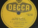 rare Ghana highlife / calypso  78 - E.T. Mensah - Laura / Kratchi - Decca WA747