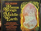J.R.R. Tolkien LOTR Poems and Songs of Middle Earth Caedmon TC 1231 Original LP