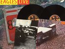Eagles Vinyl Record Live Double LP Gatefold Inner Sleeves Plus Poster