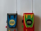 Vintage 1976 FUNCTIONAL Batman and Robin BAT CODER Walkie Talkies MEGO CORP - DC