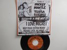 ' TERESA BREWER & MICKEY MANTLE ' HIT 45+ NOT A PS [I LOVE MICKEY] 1956