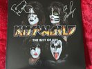 Kiss Kissworld Best Of KISS Signed  2 Lp Set Yellow/Red Splatter Vinyl