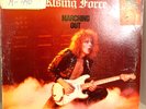 YNGWIE J. MALMSTEEN'S RISING FORCE Marching Out POLYDOR LP -hype sticker-promo