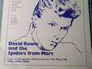 RARE:David Bowie – Live At Kingston Polytechnic 7th May '72 (vol 1) - 1980 press