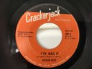 ROBIN RICE - I'VE HAD IT  / WANTED - CRACKERJACK 4016. VG++