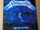 Metallica Ride The Lightning 1984 LP Vinyl Record MFN 27 UK First Press A1 B1