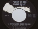 ORGY OF THE LIVING DEAD Rare Radio Spot Vinyl Horror Film Promotion Record