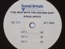 THE MAN WITH THE GOLDEN GUN 1974 James Bond Radio Spot Promotion Record