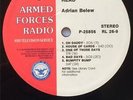 RARE ARMED FORCES RADIO SERVICE AFRTS LP ADRIAN BELEW JACKSON BROWNE DJ PROMO