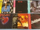 [6 titles] Motley Crue Def Leppard Ratt Dokken WASP Rough Cutt Japan OBI vinyls