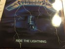 Metallica Ride the Lightning LP VINYL Original 1st Press 1984 Megaforce Records