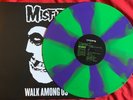 Misfits- Walk Among Us- Classic Punk- Green/Purple Pinwheel- RARE OOP LP