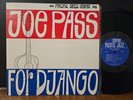 Joe Pass ‎– For Django Pacific Jazz John Pisano Vinyl LP Guitar VG+