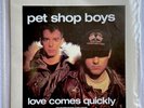 PET SHOP BOYS -Love Comes Quickly- Rare UK 10” with Poster & Printed PVC Sleeve