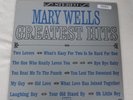 Mary Wells Greatest Hits LP Vinyl Record Album