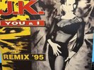 J.k YOU AND I REMIX 95 RECORD ITALIAN DANCE ZONE TUNE OLDSKOOL 12