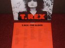 T. REX The Slider LP 1972 EMI 1st Press + LYRIC INNER  SUPERB EXAMPLE