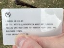 New APHEX TWIN LONDON FIELD DAY Record Card Limited to 100 SOLD OUT