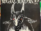 Bathory self-titled LP vinyl 1985 US MX 8050 green Combat labels VG++ wax METAL