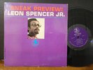 Leon Spencer Jr ‎– Sneak Preview  1971 Prestige RVG Idris Muhammad Melvin Sparks