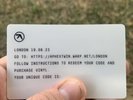 New APHEX TWIN LONDON FIELD DAY Record Card 19 07 23 Limited Sold Out