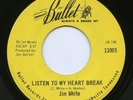 HEAR - Rare Teen Rocker 45 (Buddy Holly Style) - Jim White - Listen To My Heart