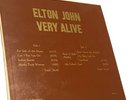 Elton John Very Alive Pop Rock LP Yellow Translucent Vinyl Record (Very Good+)