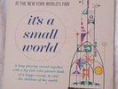 WALT DISNEY AT THE NEW YORK WORLD'S FAIR IT'S A SMALL WORLD LP w/ Booklet 1963