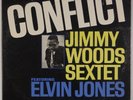 JIMMY WOODS, ELVIN JONES: Conflict US Contemporary M3612 Promo Jazz Vinyl LP