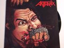 1984 ANTHRAX-FISTFUL OF METAL LP RECORD 33 RPM MEGAFORCE RECORDS MRI 469 VG++