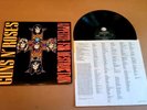 GUNS N ROSES LP APPETITE FOR DESTRUCTION RECORD VG+ GEFFEN RCA EARLY PRESSING A+