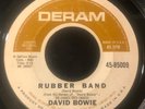 DAVID BOWIE Rubber Band/There Is A Happy Land   1967 U.S. 45 (STOCK COPY) RARE**
