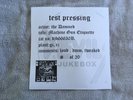  Damned Machine Gun Etiquette L.P. Devils Juke Box Test Pressing Ltd 20 copies