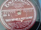 Gladys Bentley 78rpm Single 10-inch Excelsior Records #165 Red Beans & Rice Blue