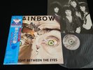 RAINBOW RITCHIE BLACKMORE STRAIGHT BETWEEN THE EYES JAPAN LP OBI EX-/EX