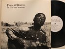 Fred Mcdowell Lp The Alan Lomax Recordings (W/ Insert) On Mississippi - Vg++ To