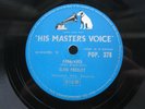 ELVIS PRESLEY 78 RPM PARALYZED / WHEN MY BLUE MOON TURNS TO GOLD HMV POP 378 EX