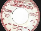 Rockabilly-Alvis Wayne on Westport 138-Don't Mean Maybe, Baby/I'd Rather- LISTEN