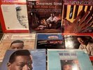 8 Nat King Cole Vinyl Records Christmas Song, Unforgettable, Ramblin' Rose