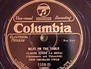 Columbia 1158D New Orleans Owls MEAT ON THE TABLE 1927 Jazz 78 rpm EE+/E+